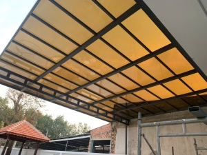 Mái hiên polycarbonas 10li phan thiết bình thuận