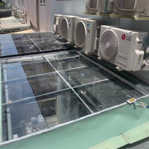 Thi công giếng trời sau nhà 2m x 5m tại khu dân cư Khang Điền