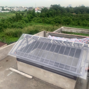 Mái cố định + lá sách q7