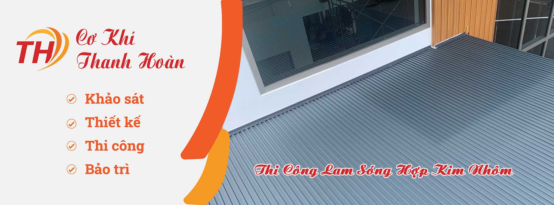 Thi công lam sóng nhôm