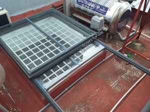 Giếng trời tự động trượt ngang