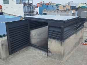 Giếng trời lối lên sân thượng