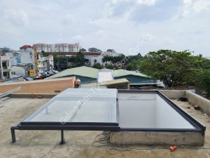 Giếng trời tự động xếp nhiều tầng
