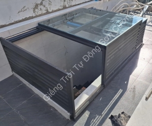 Giếng trời kết hợp đường lên sân thượng