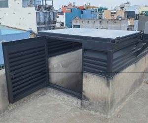 Giếng trời lối lên sân thượng