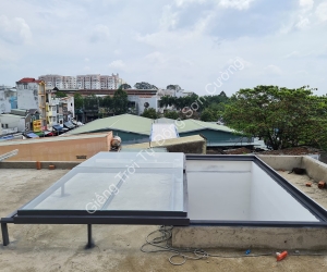 Giếng trời tự động xếp nhiều tầng